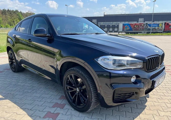 BMW X6 cena 153000 przebieg: 123000, rok produkcji 2017 z Czeladź małe 172